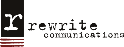 Rewrite Communications. Our words mean business.